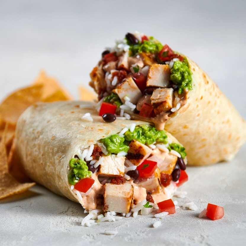 Especial Chicken Burrito Rubio’s Coastal Grill