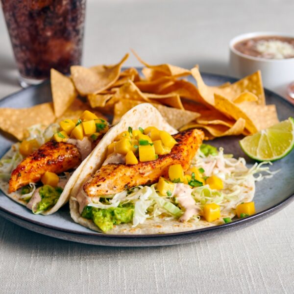 Blackened Mango Wild Mahi Mahi Taco Rubio’s Coastal Grill